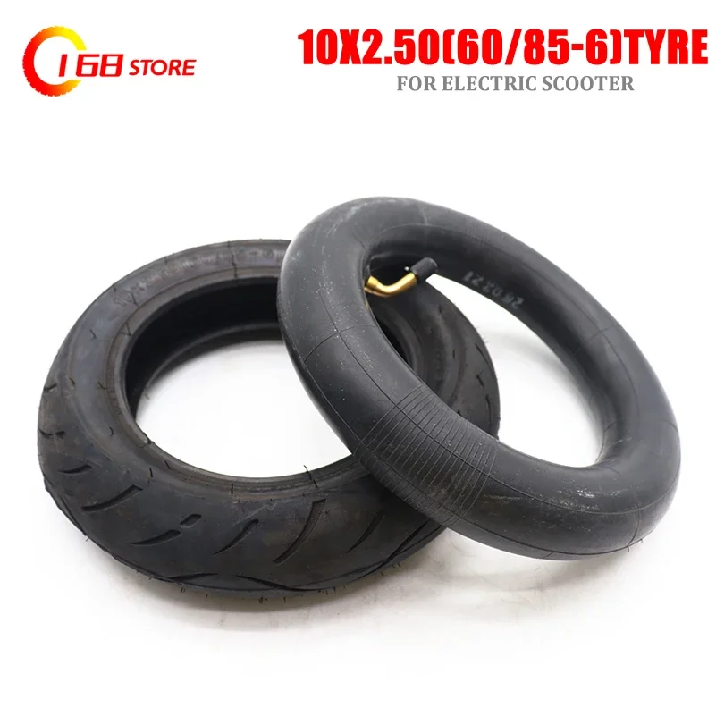 Wearable 10x2.50 (60/85-6) roda scooter elétrico balanceamento hoverboard auto equilíbrio inteligente pneu 10 polegada tubo interno do pneu