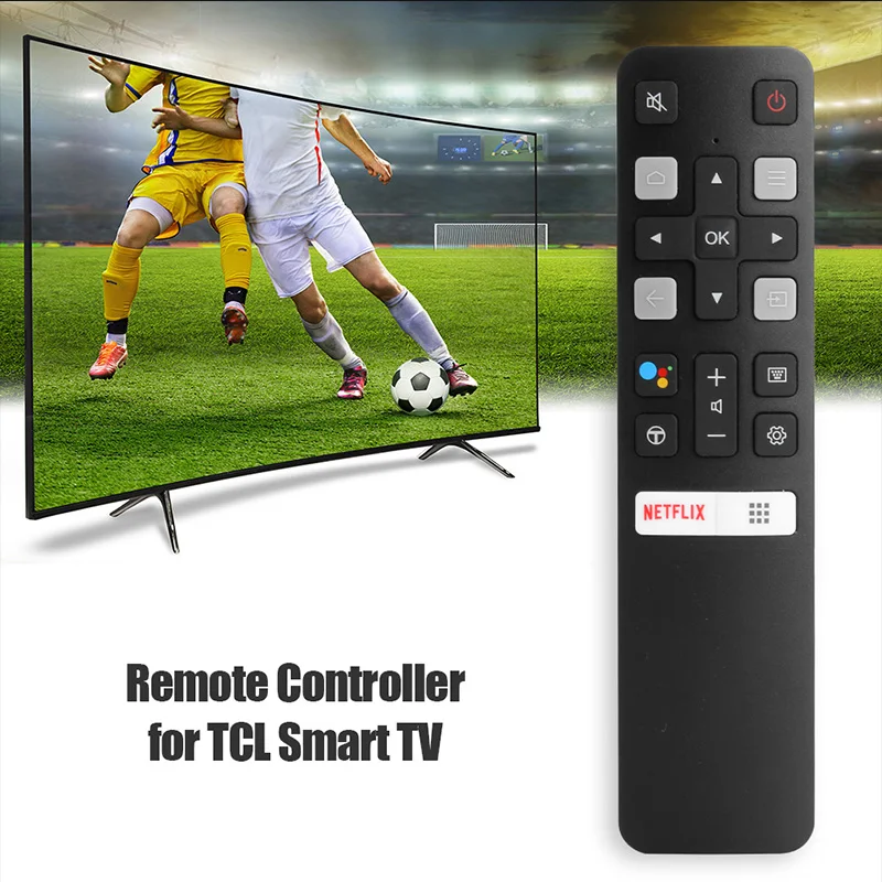 Smart TV Replacement Remote Controller for TCL RC802V FMR1 65P8S 49S6800FS 49S6510FS TV Set Top Box Stick Accessories