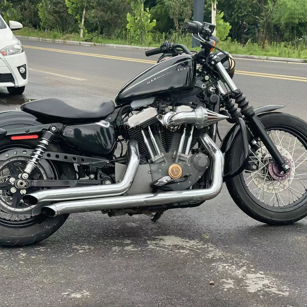 

Staggered Exhaust Pipes for 2019 Abs Dlx1140 Cb 1300 1100 Super Four Cb1300 Cb1300s Davis 1200
