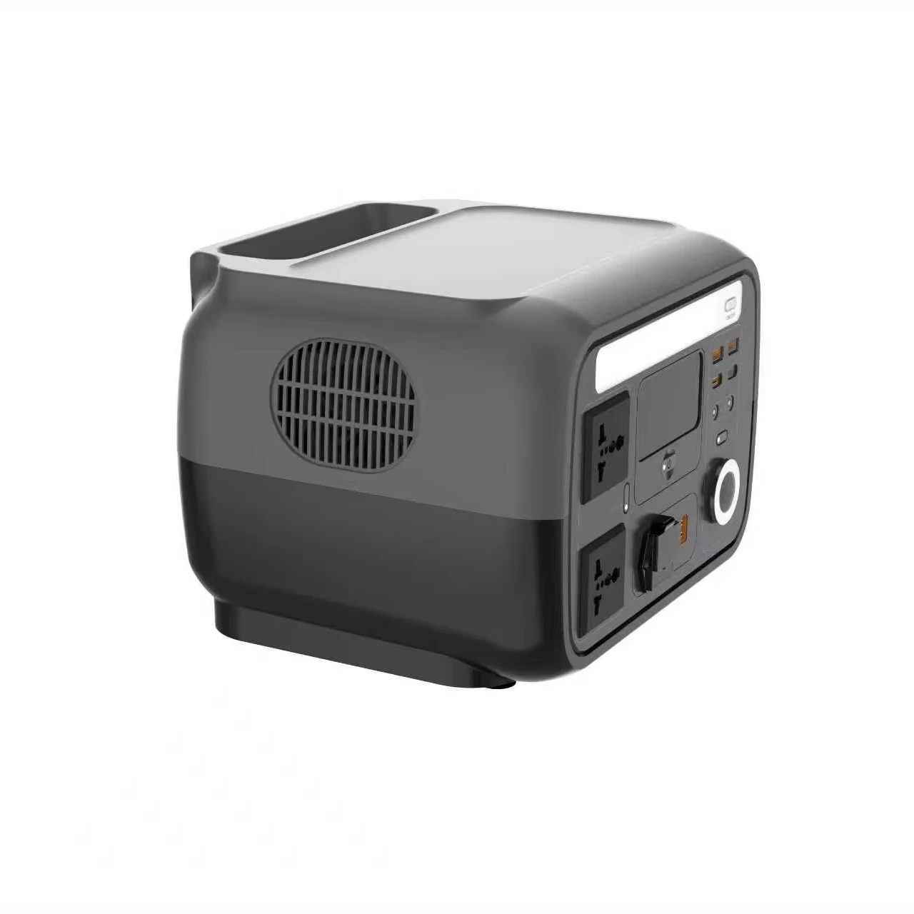 Portable 600W Car Solar Station Inverter 110V/220V Pure Sine Wave MPPT LiFePO4 Lithium Ion Battery Wireless Charging Air