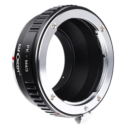 K&F Concept Lens Mount Adapter Ring for Pentax K PK Lens to Olympus Panasonic Micro 4/3 M4/3 Mount Adapter G10 G3 GF3 GF1