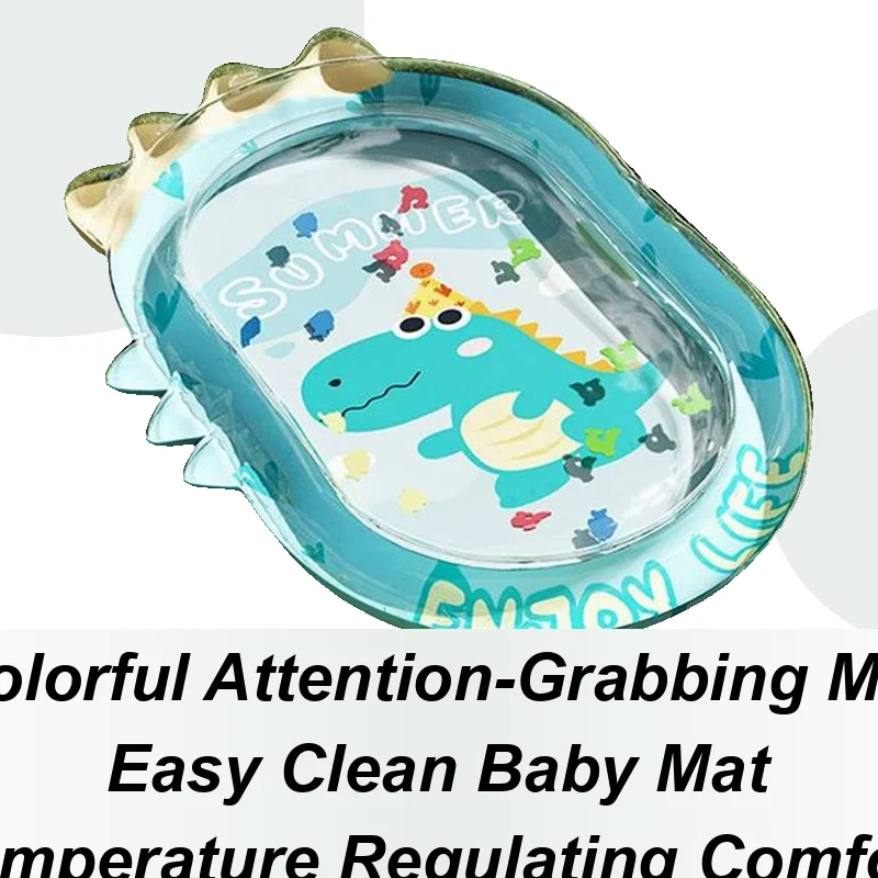 Baby Mat For Floor Inflatable Waterproof Water Mat Toddler Gyms For Beach Daycare Travel Bath Pool Nursery Outdoor Camping