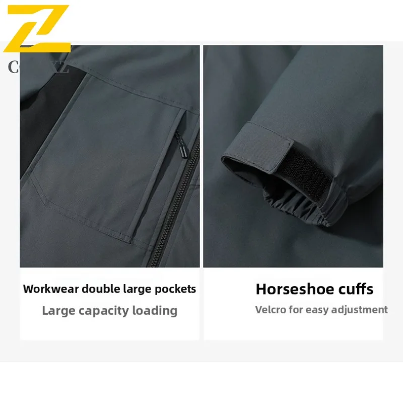 COMXZ 2025 Unisex Waterproof Windproof Jacket Outdoor Mountaineering Breathable Coat