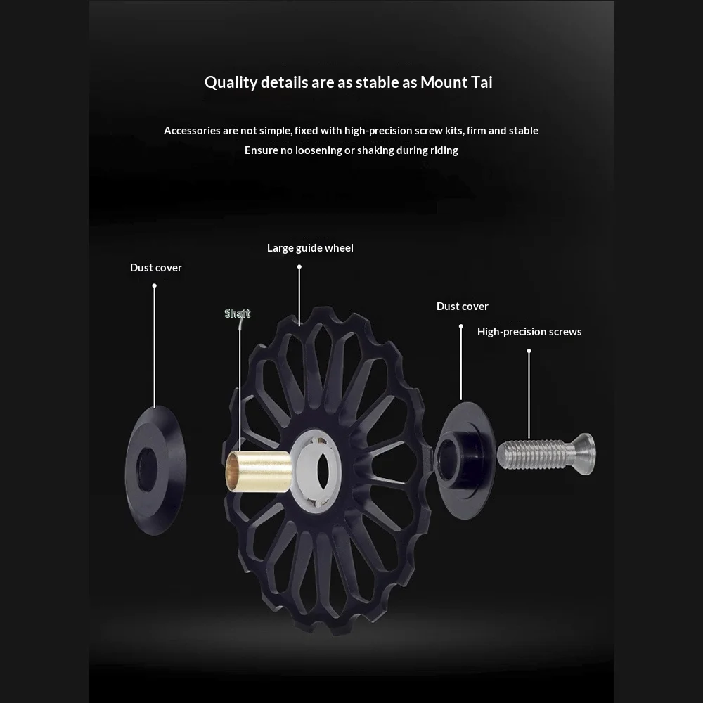 UT Bicycle Ceramic Bearing Carbon Fiber Jockey Pulley Wheel Set Rear Derailleurs Guide For 105 R8000 R8170 Ultegra DURA ACE