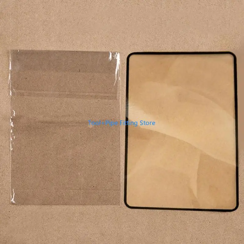 F92B Full Page 3x Magnifier PVC Bacaan Membaca Genggam Portabel Lembar Besar Kaca Pembesar Untuk Membaca Kerajinan Jahit