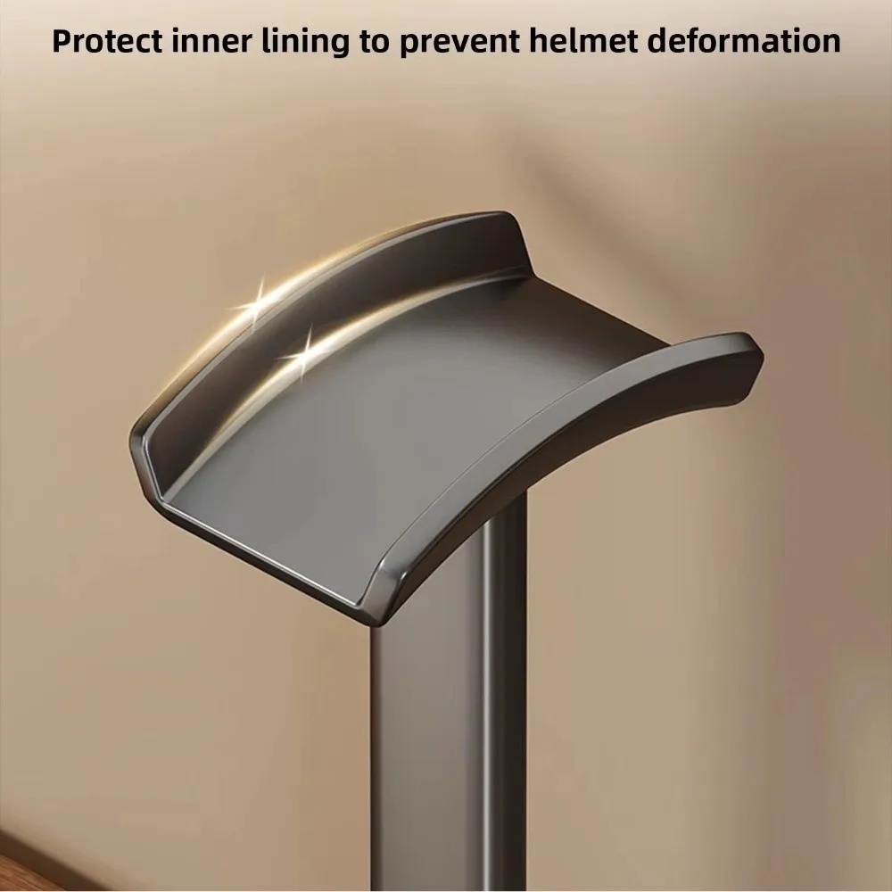 Durable Multifunctional Helmet Display Stand Universal Desktop Hat Holder Space Saving Hat Storage Rack Helmet