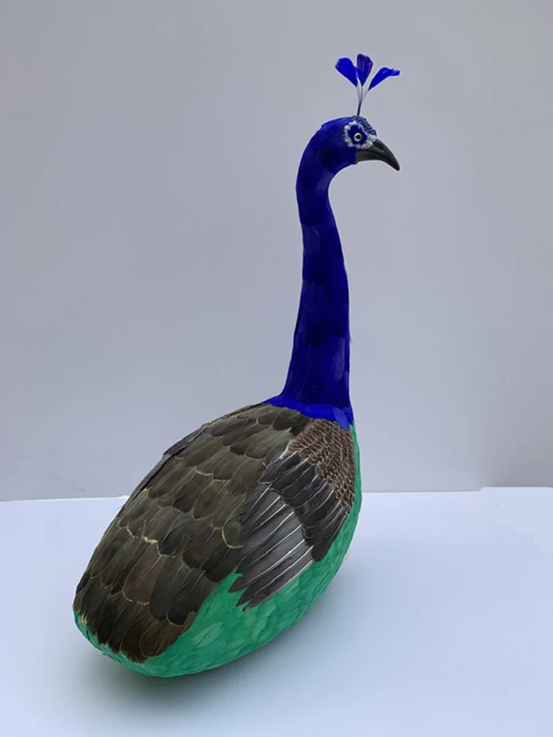 huge simulation peacock model foam&feather colorful peacock body gift about 65-70cm xf2879