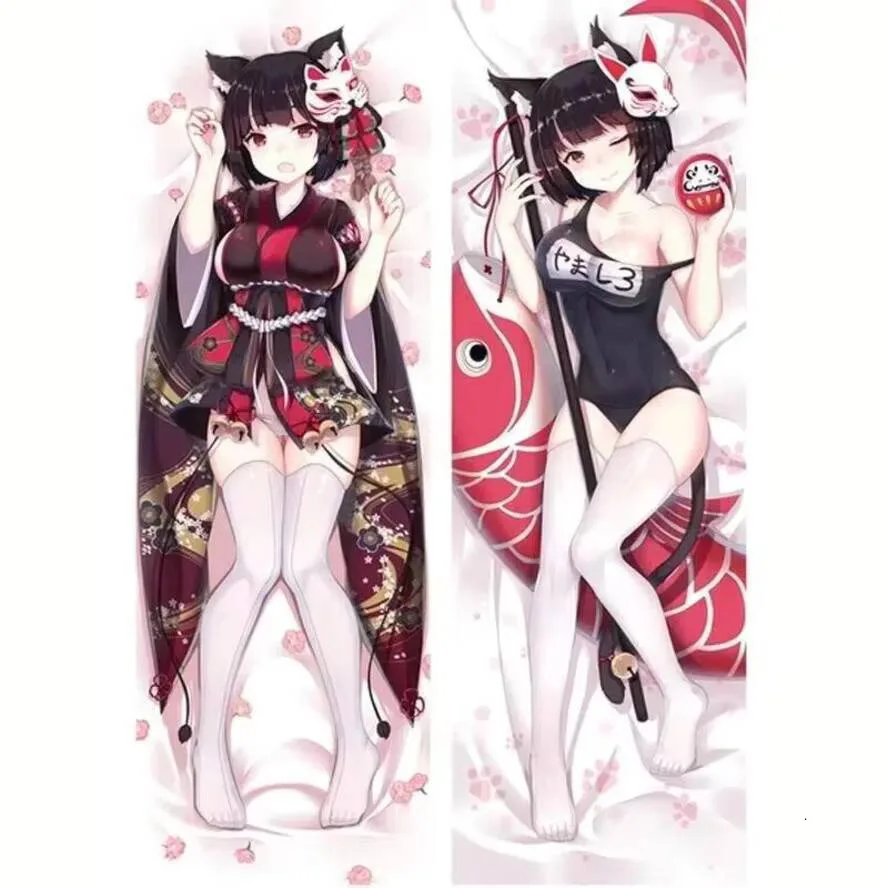 

Japanese IJN 60X180cm Body Pillow Case Cover Anime Yamashiro Shirayuki U-110 Dakimakura Hing Gift