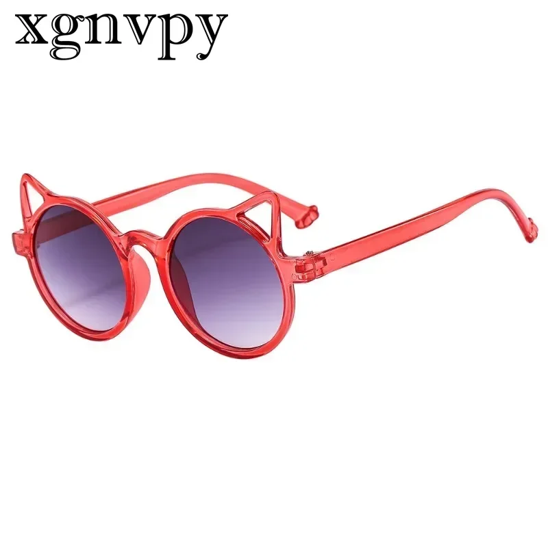 Xgnvpy bambini occhiali da sole per adulti neonata parasole polarizzato Cute Cartoon Cat Glasses Boy Tide Personality Fashion