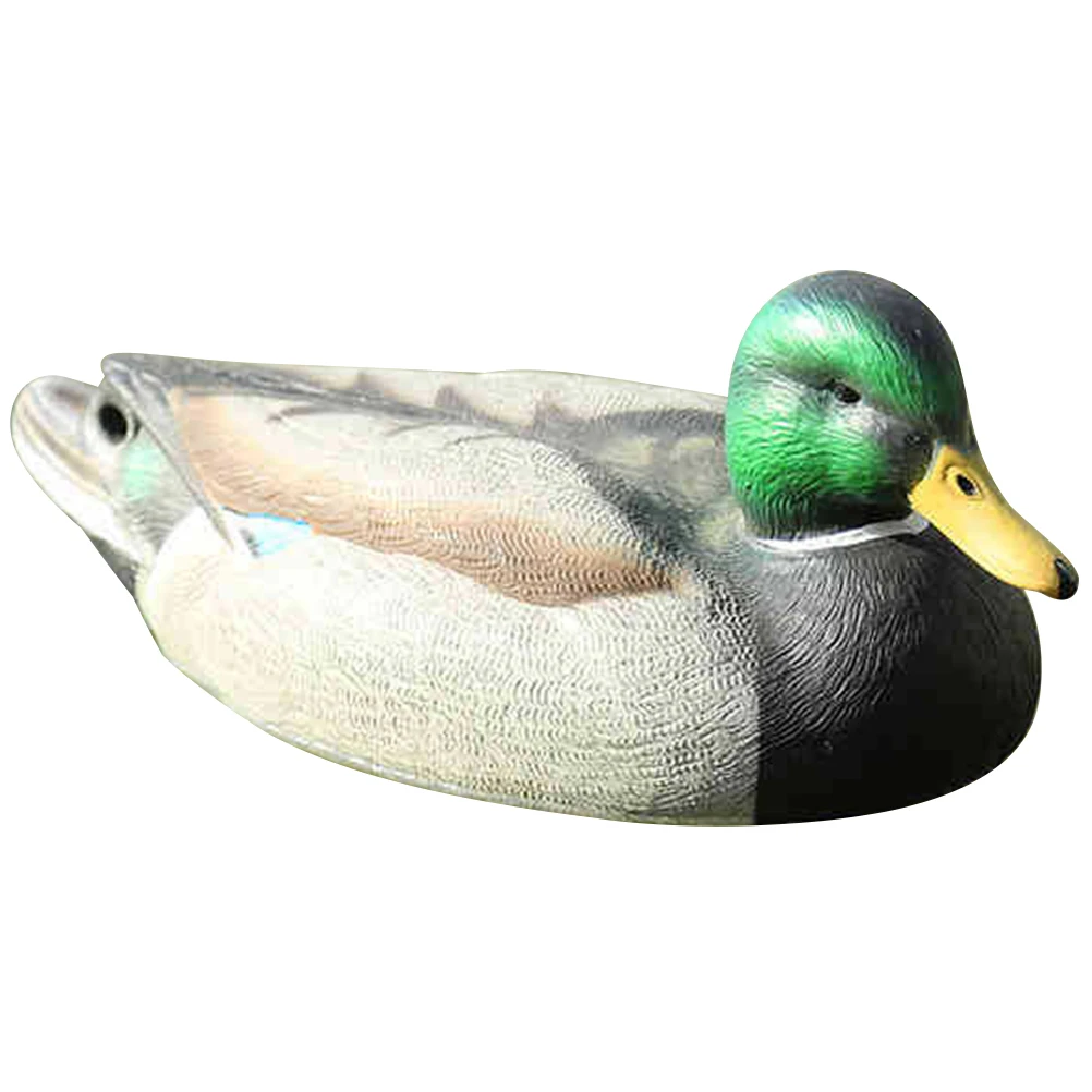 

Realistic Floating Ducks Pond Decoration Durable Plastic Garden Statue Yard Ornament Hunting Supply WearResistant Faux Duck