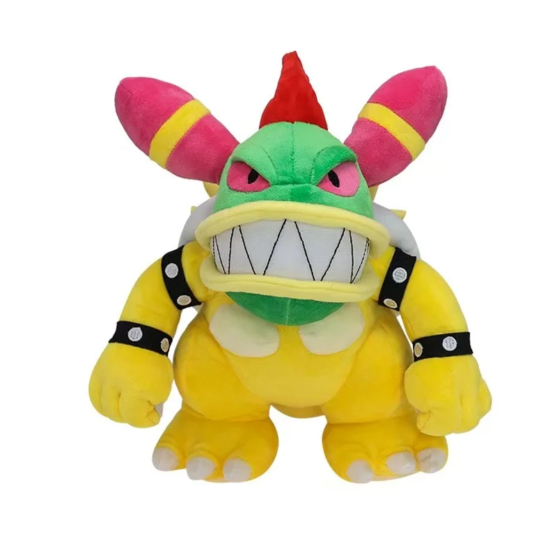 Super Mario Bowser Plüschtier 25cm Super Weiches Sitzendes/Stehendes Stofftier König Koopa Bösewicht-Figur Ideales Spiel-Themen-Geschenk