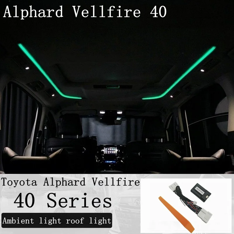 

Модуль постоянного освещения на крыше автомобиля для Alphard Vellfire 40, серия, автоматическое изменение цвета, аксессуары для интерьера