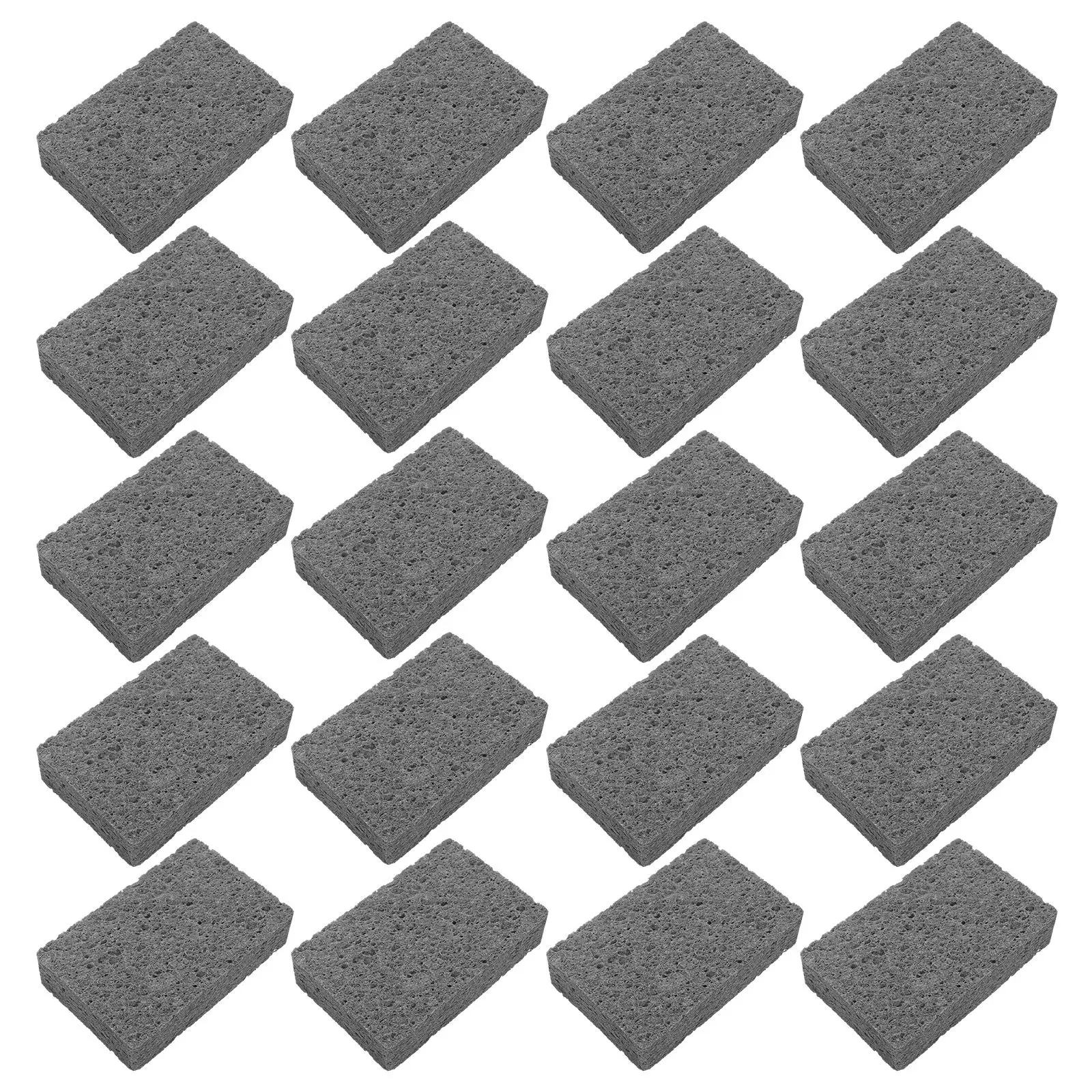 20Pcs Wood Pulp Cellulose Sponge Non Scratch Dish Scrubber Kitchen Scrub Pads Cleaning Sponges for Dishes Bathroom Household