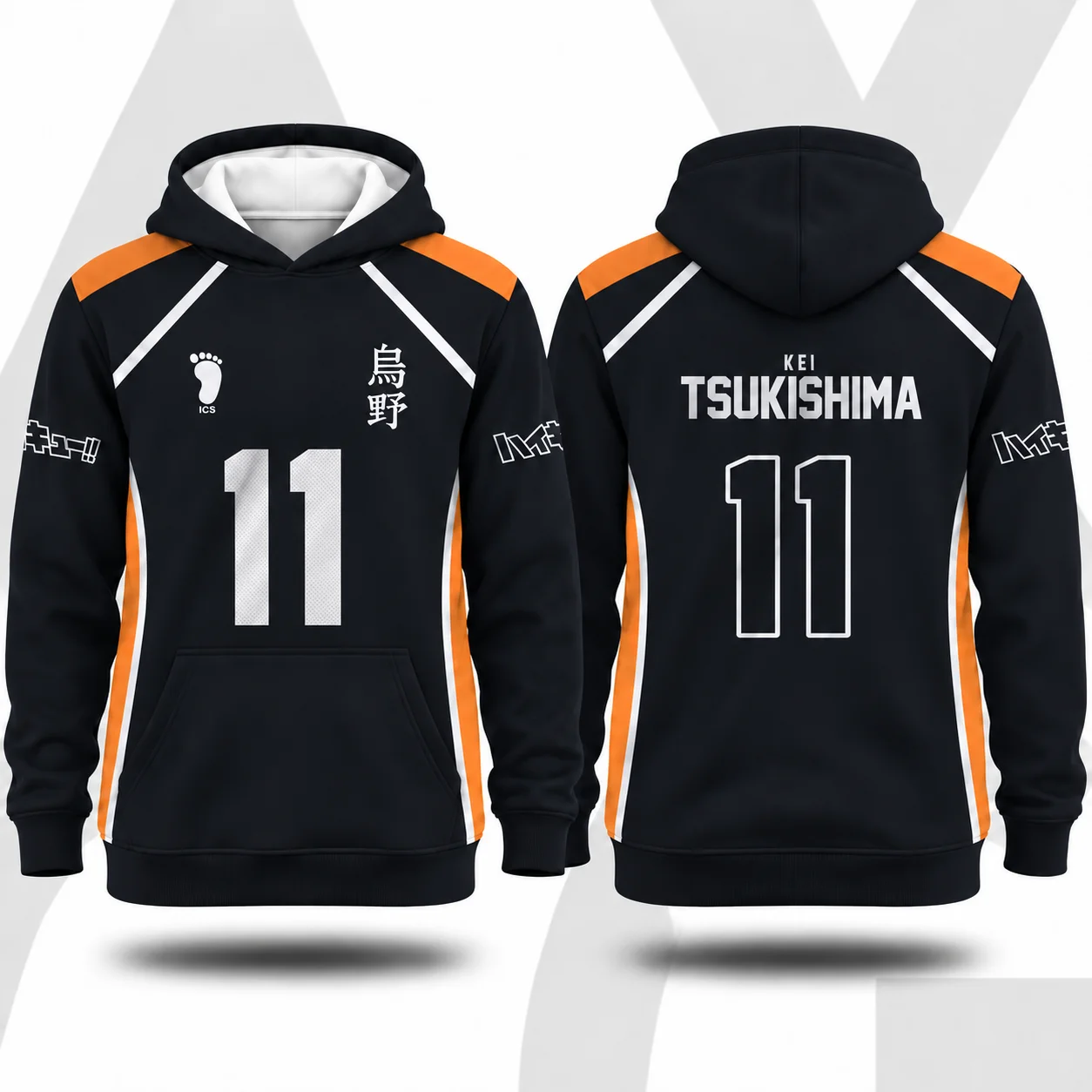 Haikyuu Anime Voleybol Temalı - Graphic Hoodie Streetwear incelemesi ve fiyatı
