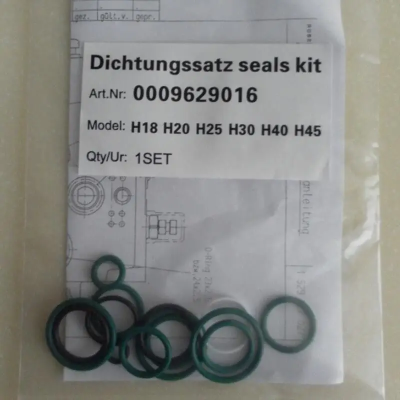 Multitandem Direction Valve O-ring Seal Assembly Repair Kit 0009629016 for Linde Forklift Truck 351 350 H18 H25 H30