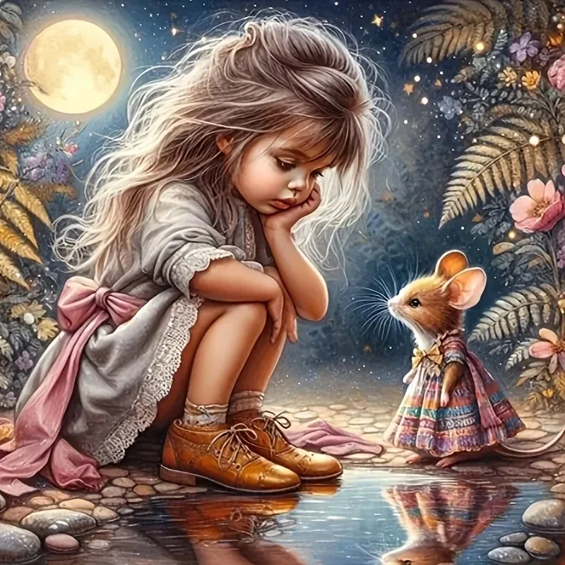 

Пазл из 1000 элементов для взрослых: Девушка и кролик. Развивающая игра для снятия стресса. Обучающая игрушка. Рождественский подарок. Декоративная картина.