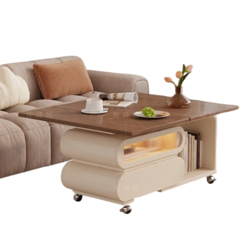 

z Coffee Living Room Dining Table Rise Fall Design Modern Simple Dining Table Kitchen Folding Table Basse De Salon Furnitures z