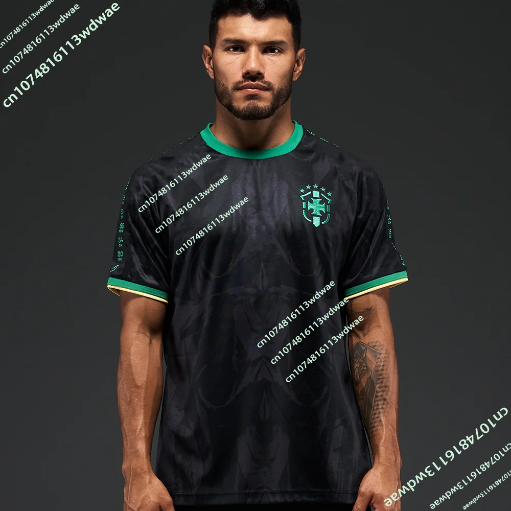 New Arrival Brazil Heritage Jersey 2026 WC Edition 3D Printed T-Shirt Football Men's KID Sports Family Boys Fans Footy Jerseys