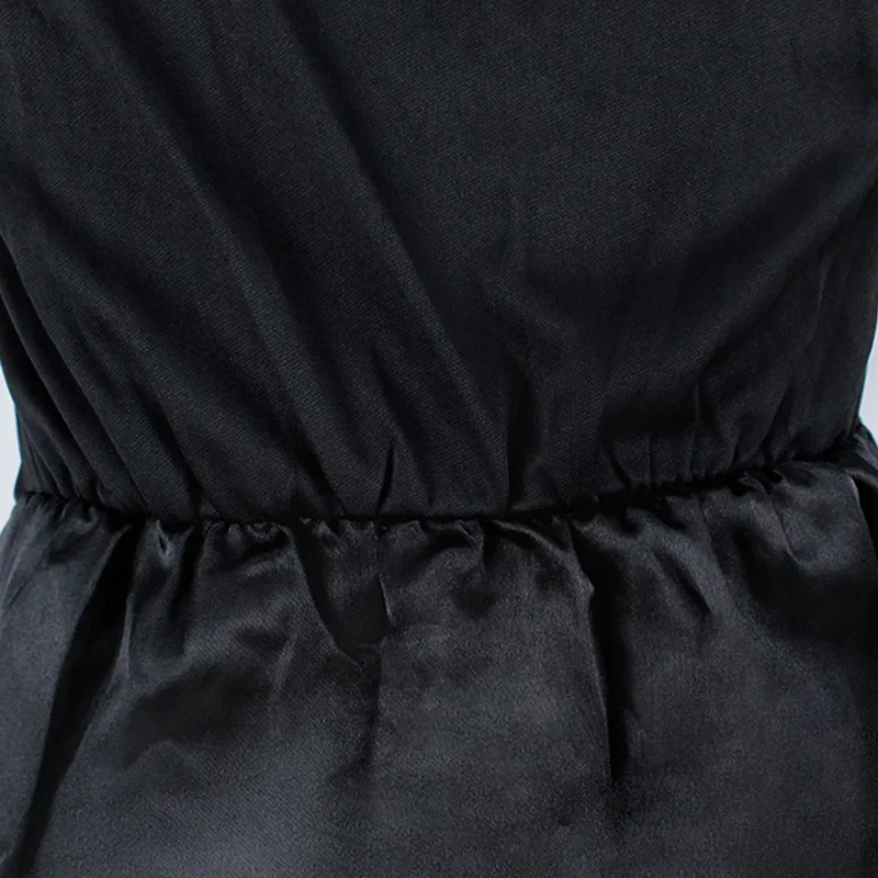 Kinder-Rollenspielkleid Mädchen Vampir-Königin Cosplay-Kleid Stehkragen Langarm Halloween-Kostüm für Karnevalsparty – Detail 5