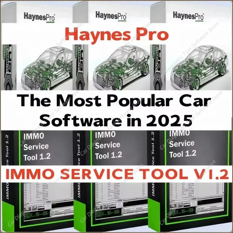 

Программное обеспечение для авторемонта HAYNES PRO 2015 + инструмент для работы с иммобилайзерами V1.2, поддержка нескольких марок, мощные функции