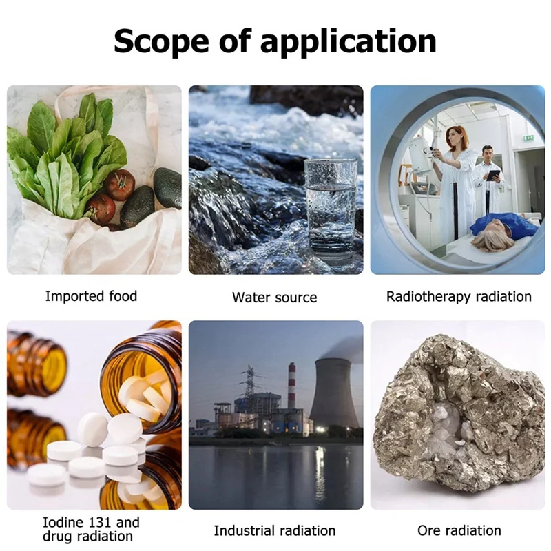 حار TTKK Geiger عداد قابلة للشحن كاشف الإشعاع النووي الشخصية مقياس الجرعات كاشف TFT اختبار المشع