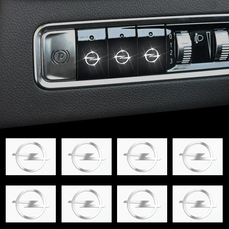 2/5/10pcs Car 3D Metal Stickers Auto Logo Decals Styling For Opel insignia Astra H G J Antara vectra Vivaro corsa c d zafira b