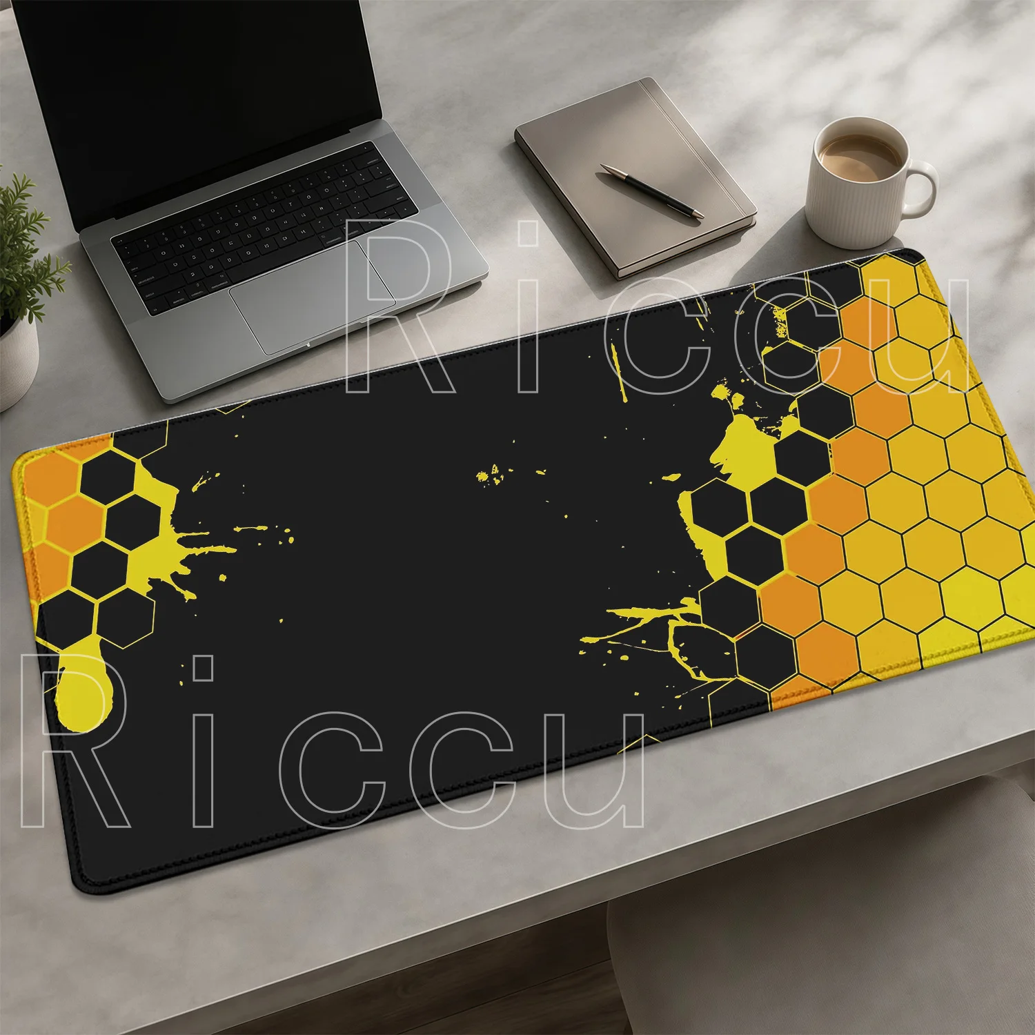 Gaming Hexagonal Honeycomb Polygon Anime Mouse Pad Gabinete PC Computer Keyboard Desk Mat Rubber Office HD Printing Mousepad