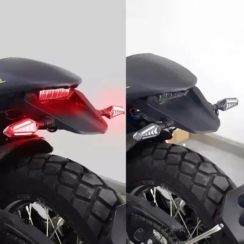 Water Flowing Sequential LED Motorcycle Indicataors Turn Signal Lights for Motorcycles