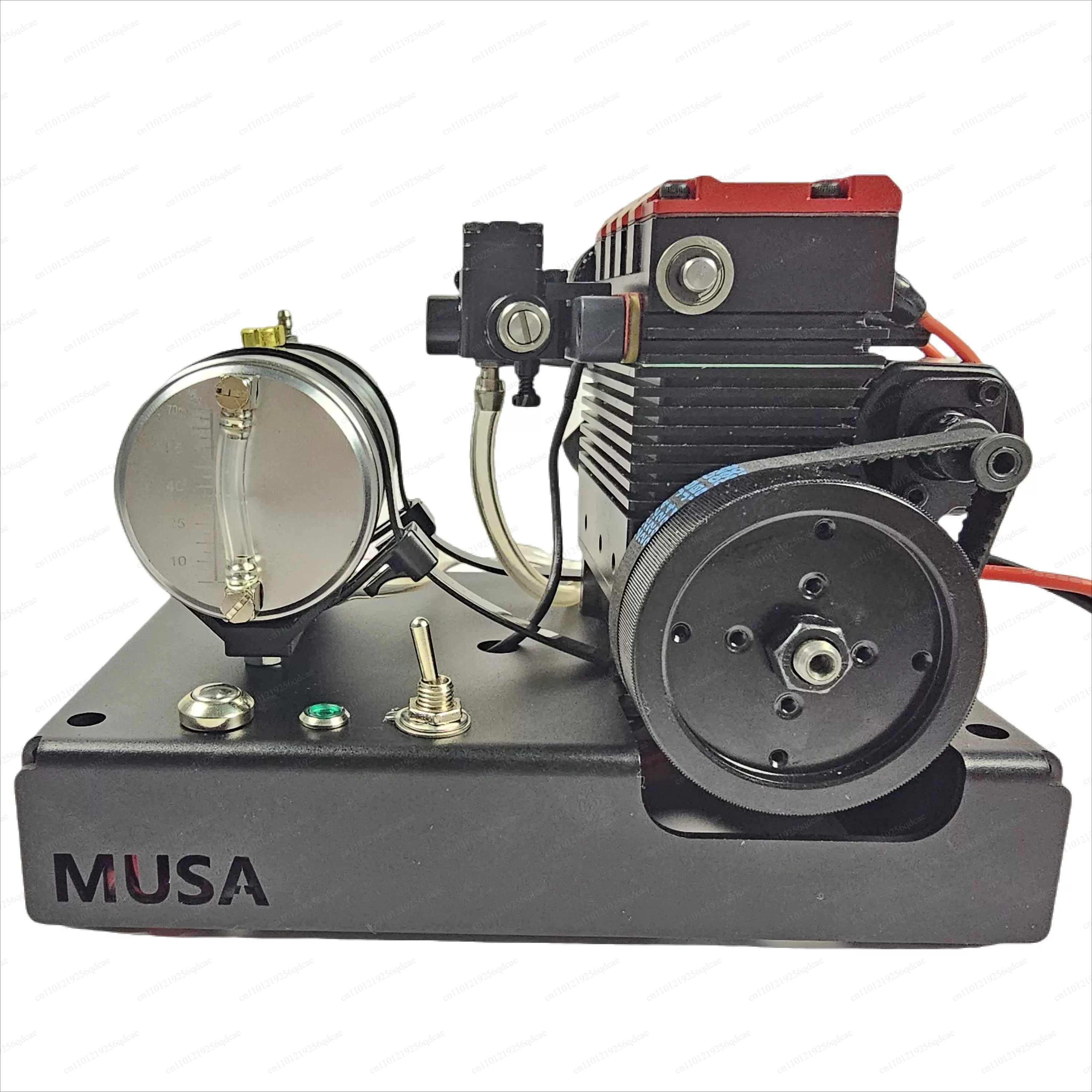 Twin-cylinder methanol engine model engine start kit (excluding the engine in the picture)