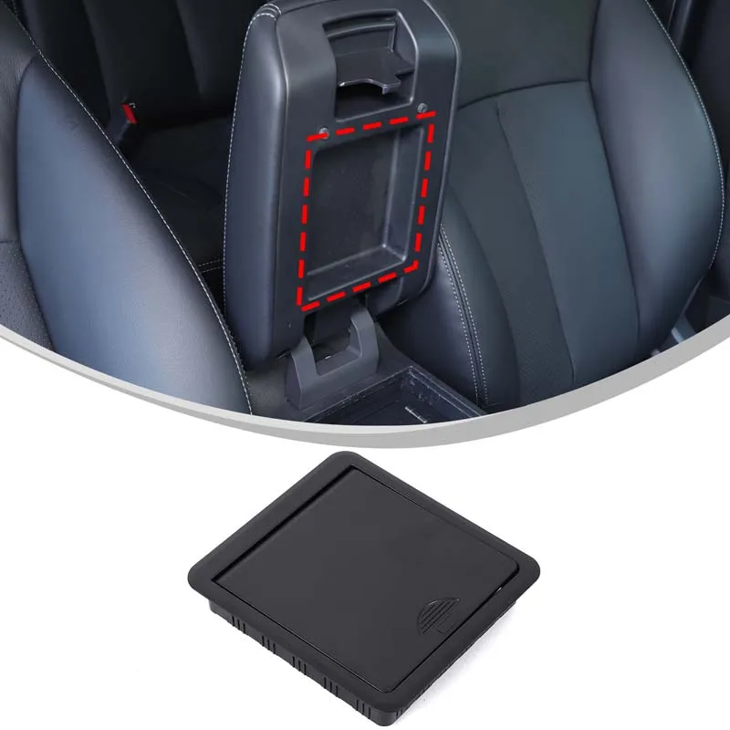 

For Mitsubishi Triton L200 2019-2023 ABS Black Car Armrest Box Privacy Storage Box Interior Car Accessories