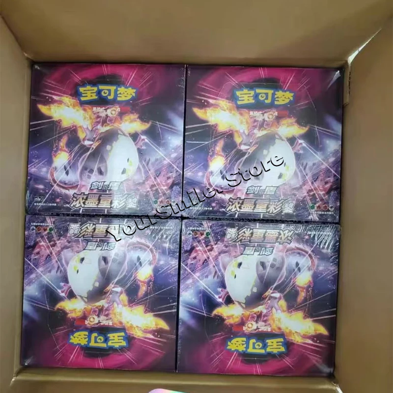 

Оригинальная коллекционная карта Pokemon PTCG 4,0, упрощенная китайская версия, меч и щит, дополнительная упаковка, коробка, подарки на день рождения для детей