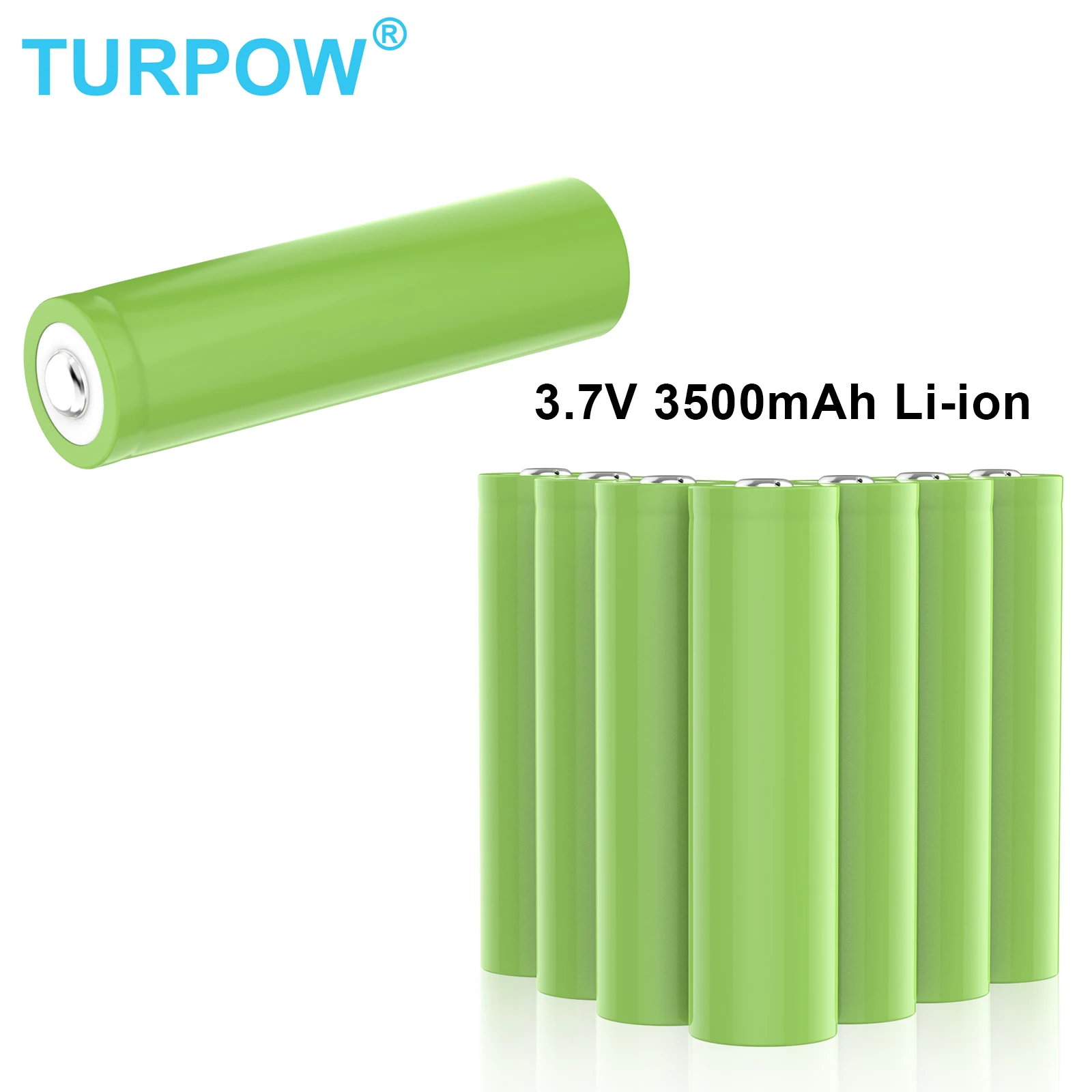 New 18650 3500mAh 3,7V Li-ion lithium battery Rechargeable Batteries High Capacity for flashlight alarm clock