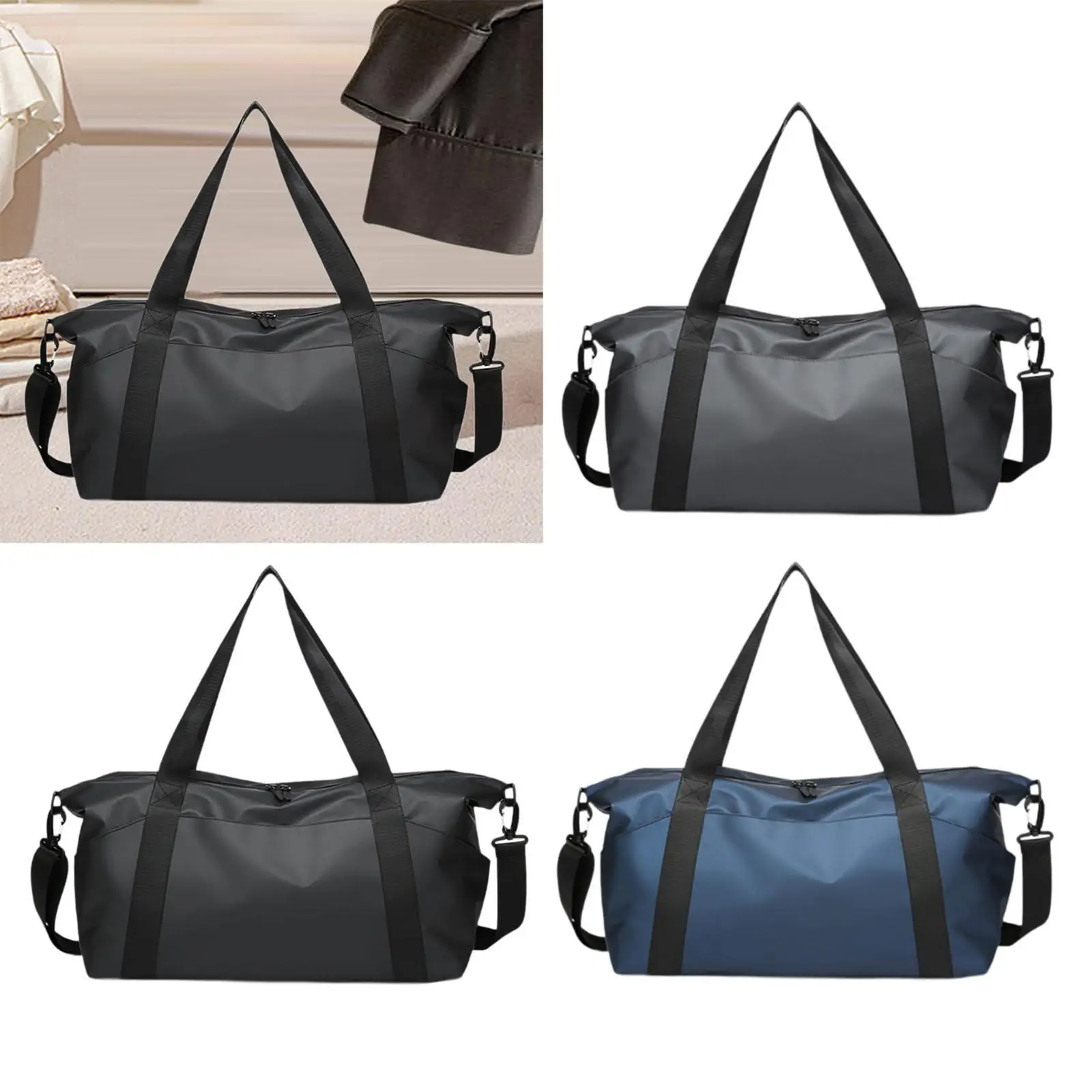 Travel Duffle Bag Gym Bag Luggage Bag Water Resistant Pouch Carry on Overnight Bag Shoulder Bag for Workout Swimming Exercise