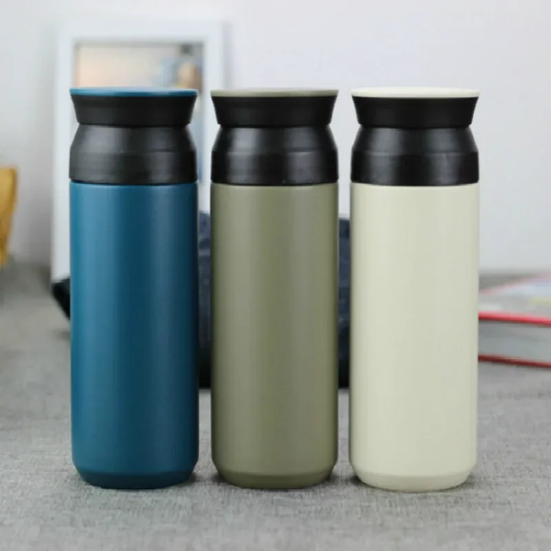 350ml Creative Business Thermos Cup Insulation Cup 304 Stainless Steel Outdoor Coffee Cup Warm Kettle Bottle Gift Travel Mug