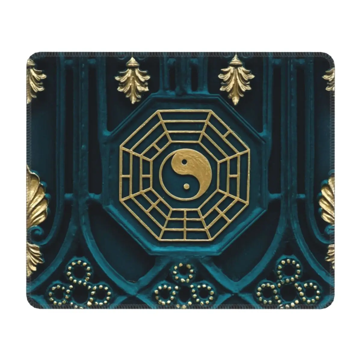 Ying And Yang Gamer Mouse Pad Non-Slip Rubber Base Lockedge Mousepad Office Decor Chinese Philosophy  Laptop Computer   Desk Mat