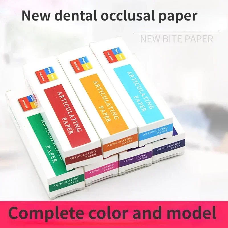 Dental Lab Articulating Paper Red Blue Thin Thickened Double-sided Mold Taking Occlusal Dentistry Oral Whitening Teeth Care New