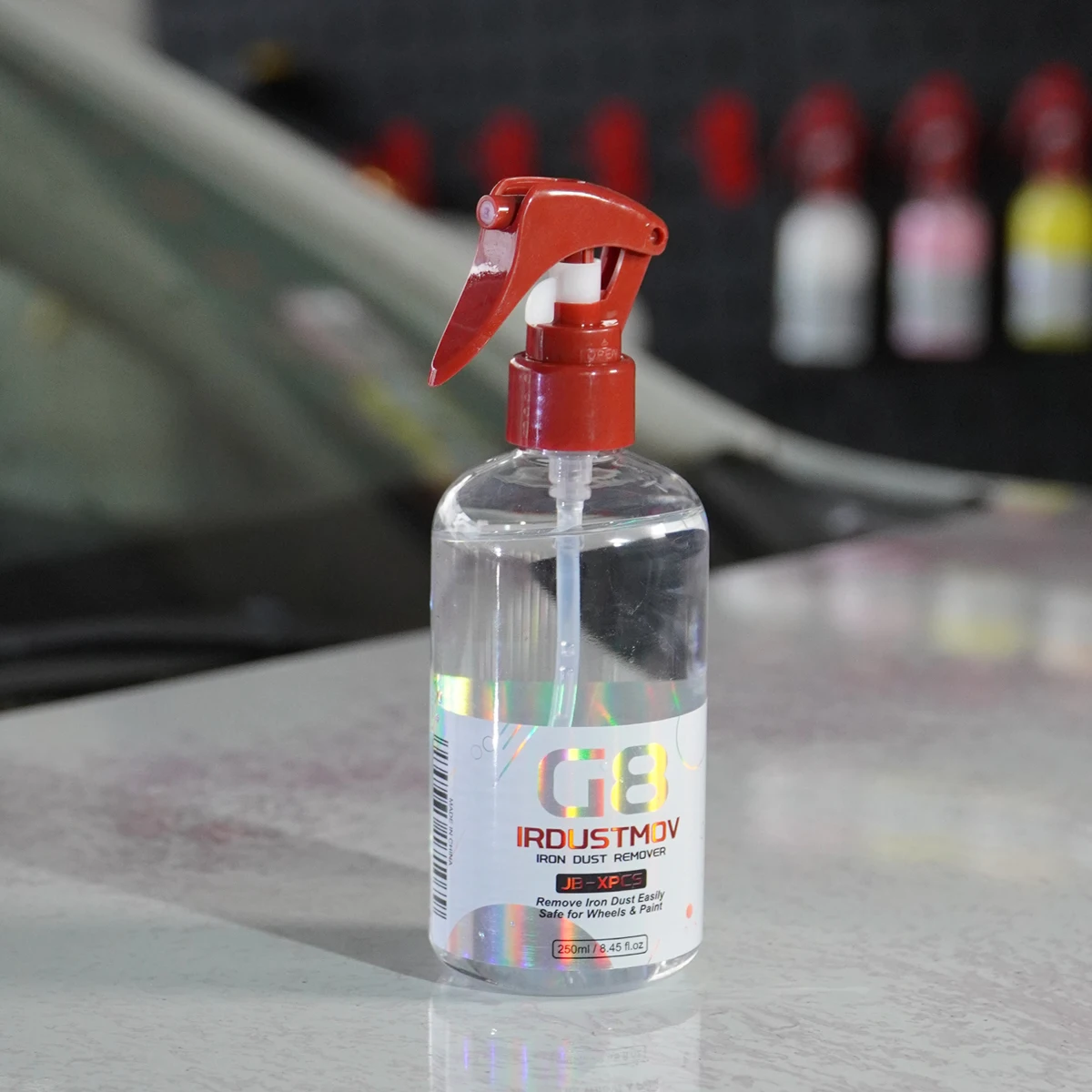 IRDUSTMOV Car Iron Dust Remover Protect Paint Wheels and Brake Rim Metal Dust Rim Rust Cleaner Auto Detail Chemical