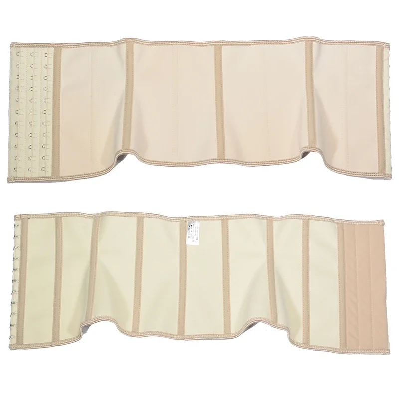 22 см/24 см короткий 3-слойный латексный корсет для тренировки талии 9 стальных костей Корректирующее белье Формирователи тела Женский корсет Пояс для похудения Формирователь талии