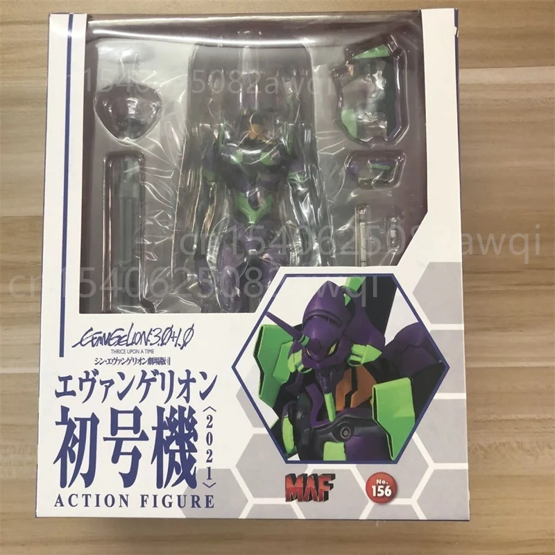 Evangelion Revoltech EVA Figure Mafex EVA 080 Action Figures EVA MAF 156 EVA-01 Action Figure PVC Model Toys Collectable Gifts