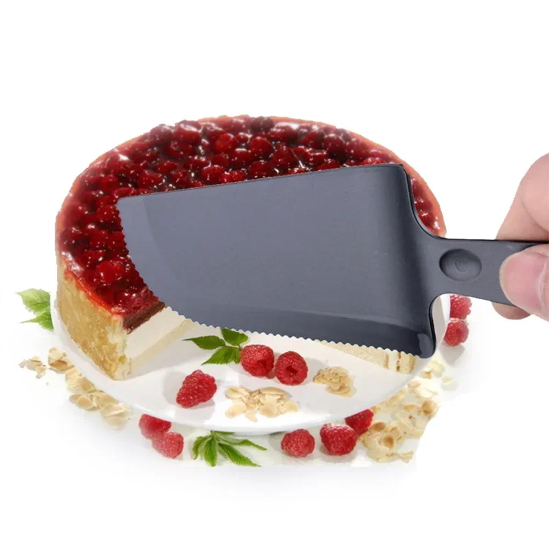 1pc Plastic Cake Knife Pie Cutter Pizza Cutter For Cheese Dessert Cutlery Bakeware Cake Spatula Tool Wedding Cake Slicer