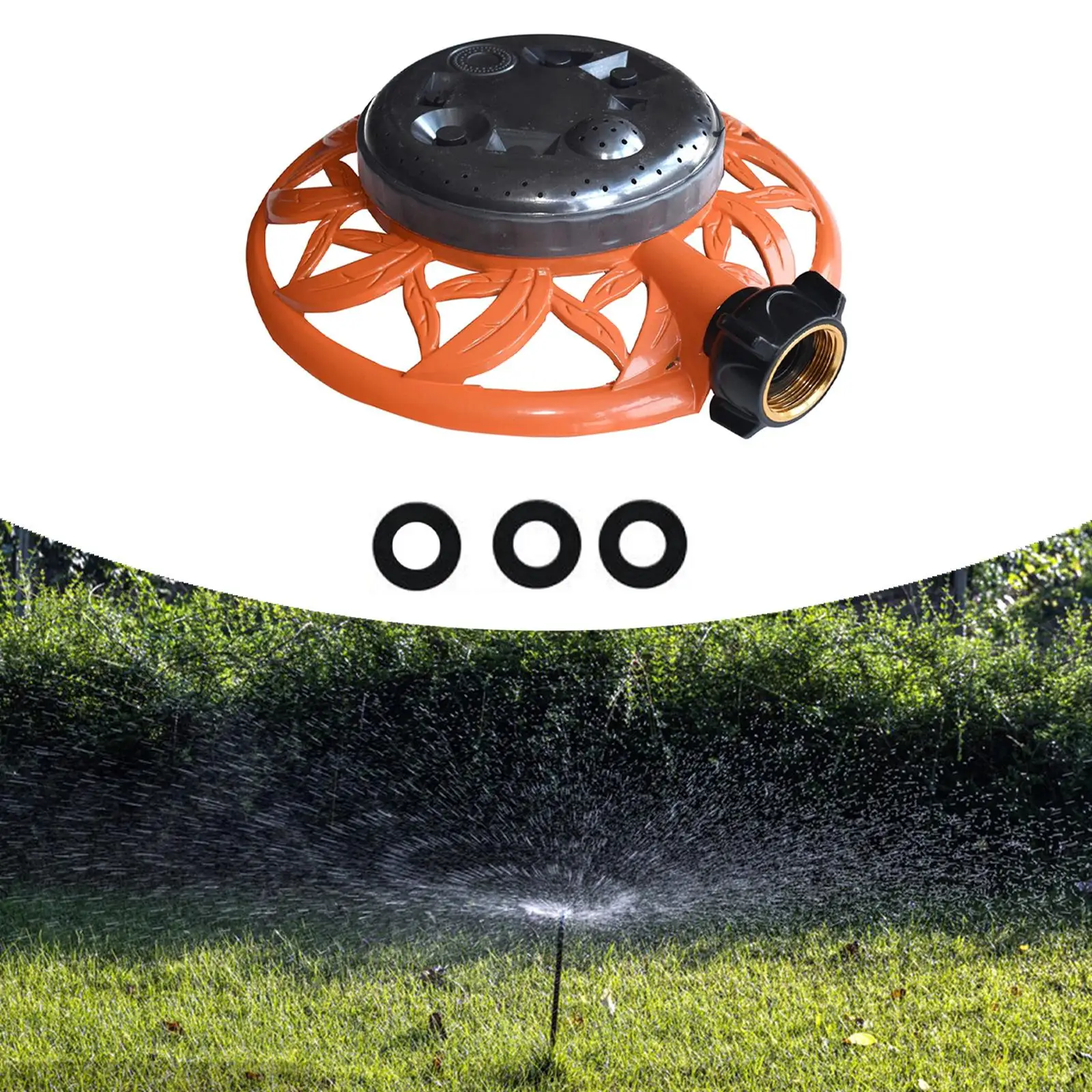 

Garden Sprinkler with Metal Base Outdoor Water Sprinkler for Garden Watering