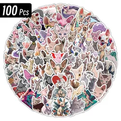 10/50/100p Kawaii Aesthetic Sphinx Cute Cat Stickers Stationary Supplies Office Diary Decoration School Vintage Korean Paper