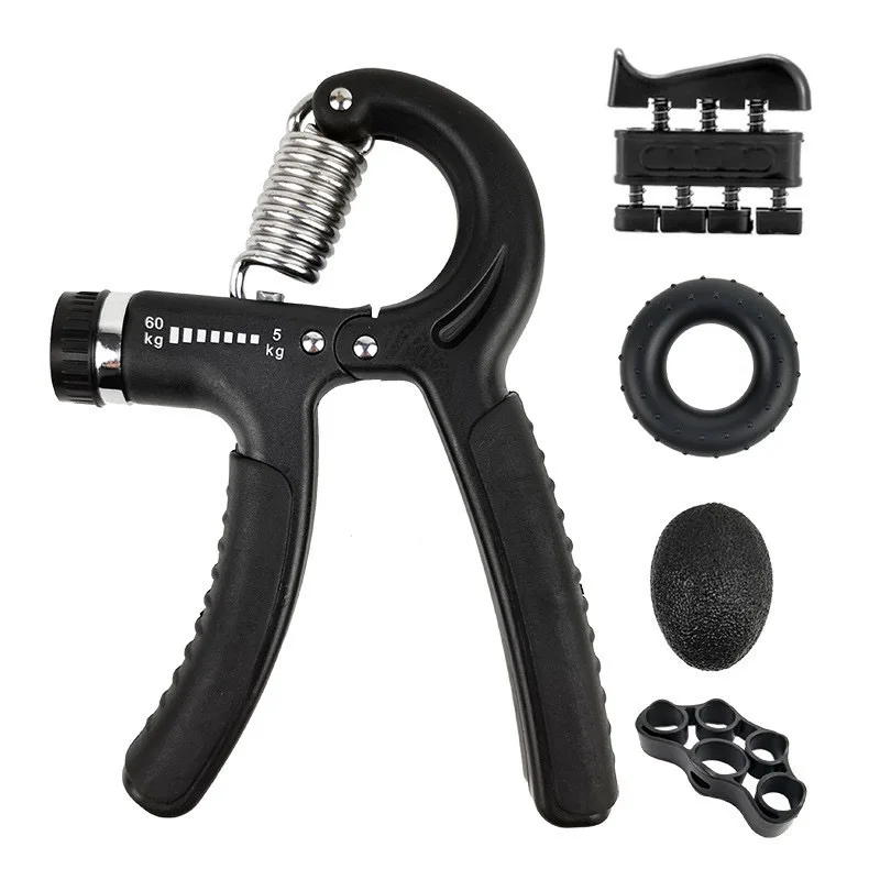 

5-60kg Adjustable Hand Grip Strengthener Hand Gripper Trainer Set With Counter Wrist Forearm And Hand Exerciser For Muscle