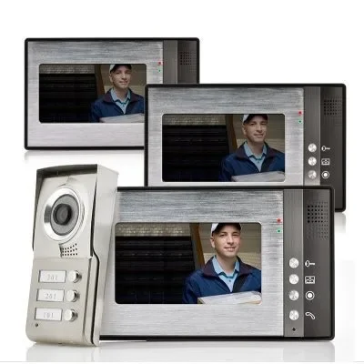 high definition Color Video Door Phone Intercom System with Night vision Waterproof Camera