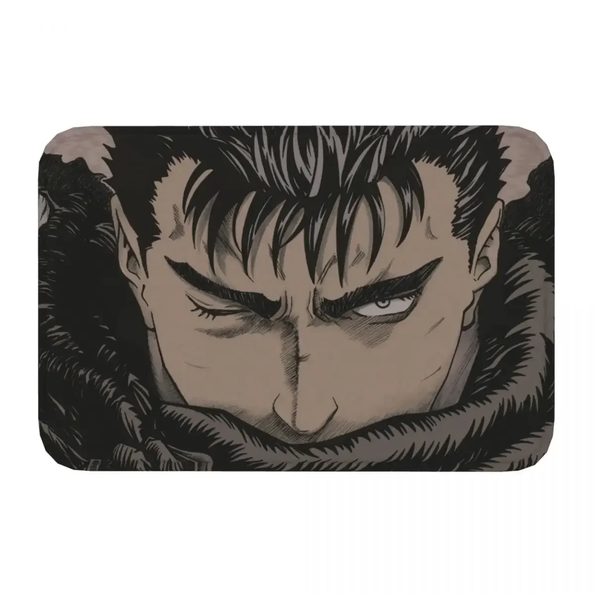 Berserk Guts Griffith Behelit Manga Non-slip Doormat Bath Mat Kentaro Miura Cool Hallway Carpet Welcome Rug Bedroom Decorative