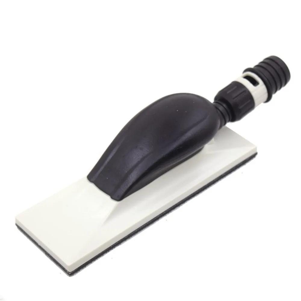 125/200/400mm Square Hand Grinding Plate Sanding Pad Hook Loop Hand Sanding Block Plastic Vacuum Dust Collection Polishing Plate