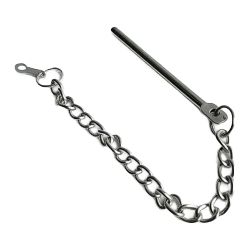 2 Pack Metal Pin Chain Silver Umbrella Fixing Accessories For Outdoor Patio Garden Sunshade Replacement Parts
