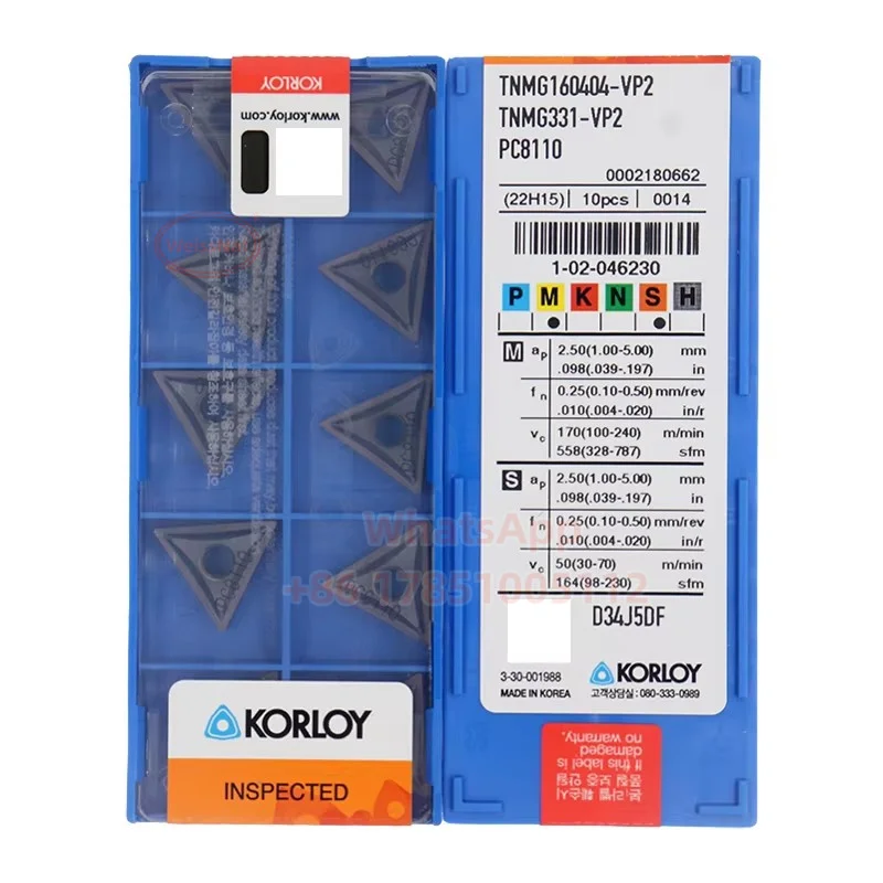 Korloy TNMG160408/TNMX160404L/WNMG080404/VNMG160408/CCMT09T304/DCMT11T304 Carbide Insert TNMG WNMG TNMX VNMG CCMT DCMT Inserts view 3