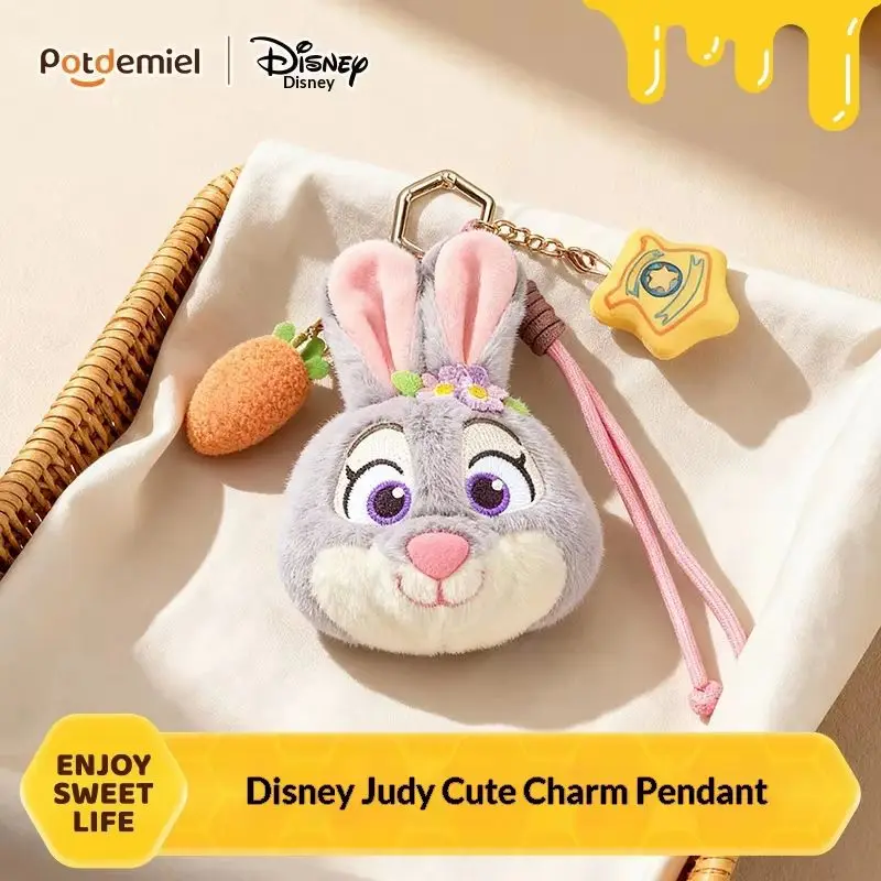 Nuovo Zootopia Potdemiel Barattolo di miele Nick Stich Judy Peluche Simpatico ciondolo per zainetto per regalare agli amici un regalo di festa a sorpresa.