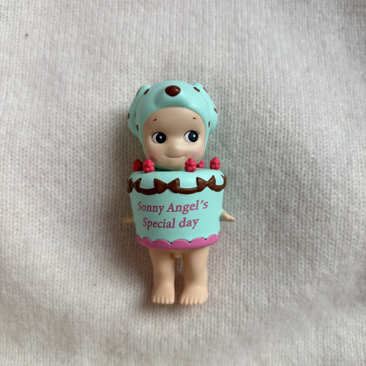 Sonny Angel Minifigur, 15. Jahrestag, Kuchenserie, ohne Box, ohne Beutel, Zitronenkuchen, Katze, Dalmatiner, Erdbeerkuchen, Spielzeugpudel, SAS65601